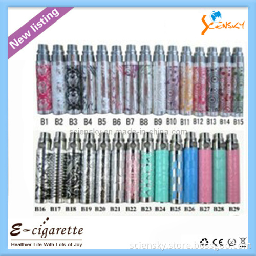 Hot! CE4 Clearomizer EGO-B/EGO-T 650/900/1100mAh Pattern Colorful Battery